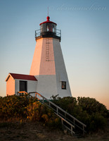 Sunset glow on Gurnet