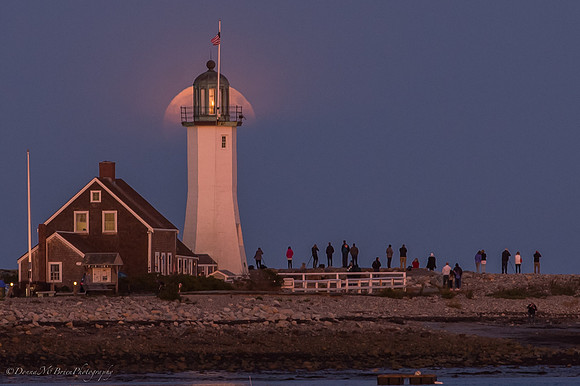 Hunter's Moon Scituate Lighthouse